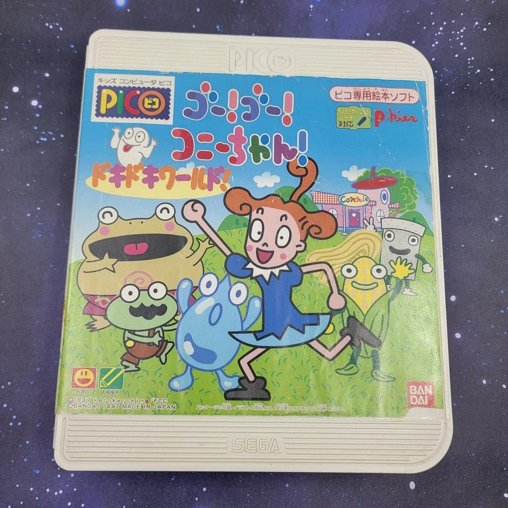 Go! Go! Connie-chan! Doki Doki World (Sega Pico, 1997) CIB Japanese Video Game